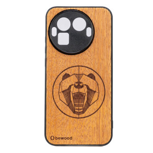 Drewniane Etui Bewood do Realme GT 8 Pro NIEDŹWIEDŹ MERBAU