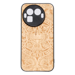 Drewniane Etui Bewood do Realme GT 8 Pro KALENDARZ AZTECKI ANIEGRE