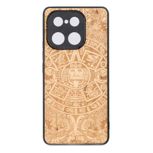 Drewniane Etui Bewood do Realme 16 Pro Plus 5G KALENDARZ AZTECKI ANIEGRE