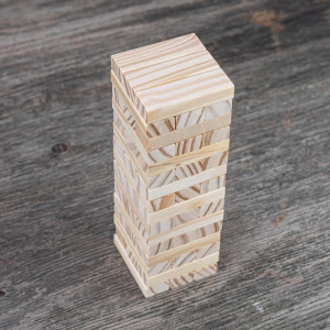 Drewniane klocki Bewood - Wieża typu Jenga
