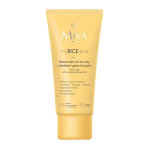 Miya Cosmetics Wygładzająca maseczka do twarzy z efektem glow booster