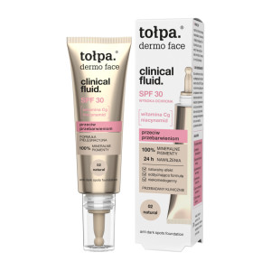 Tołpa Fluid do twarzy przeciw przebarwieniom SPF 30, 02 natural