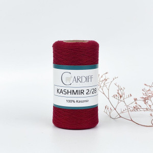 Włóczka Kashmir 2/28 - 714 Scarlatta - 100% kaszmir