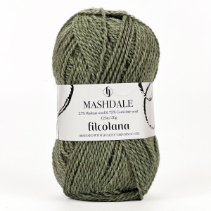 Włóczka Mashdale 123 Lichen - szałwiowa zieleń ( Filcolana )