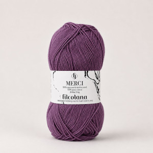Włóczka Merci 608 Mulberry - ametyst ( Filcolana)
