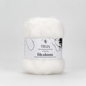 Włóczka Tilia 100 Snow White - śnieżna biel (Filcolana)