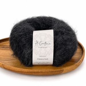 Włóczka Alpaca Soft 20 - grafitowy ( Laines du Nord )