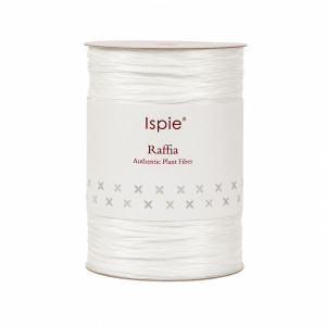 Rafia Ispie SD White Off White - 100 % wiskoza 250 m