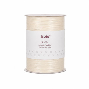 Rafia Ispie 105F Ivory - 100% wiskoza 250 m
