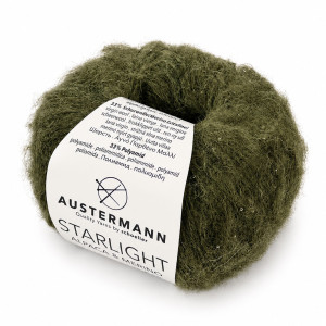 Włóczka Starlight Alpaca&Merino 06 oliwkowy ( Austermann )