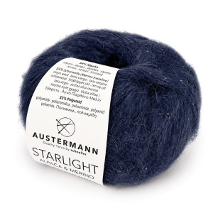 Włóczka Starlight Alpaca&Merino 05 granatowy ( Austermann )