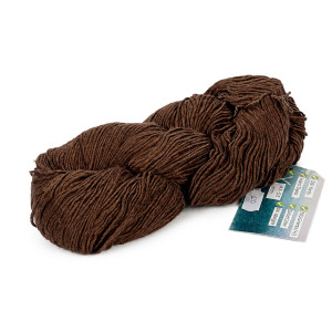 Włóczka Opus Silk 210 Coconut Shell (ciepły brąz ) | 100g/230m