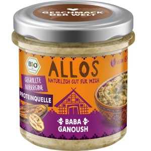 Allos Pasta kanapkowa proteinowa baba ganoush bezglutenowa 140 g Bio - Żywność