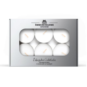 Świeczki sojowa zapachowa tealight Dubajska czekolada 60 g - świeca