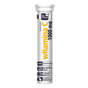 Dr Vita med Tabletki musujące Witamina C Suplement diety 20 tab. - suplement