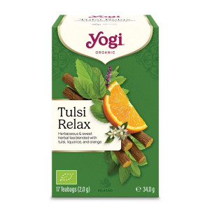 Yogi Tea Herbatka ajurwedyjska Tulsi Relax 17 x 2 g Bio - Żywność