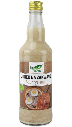 Zzzprzecena Żurek na zakwasie niepasteryzowany 500 ml Bio - żywność