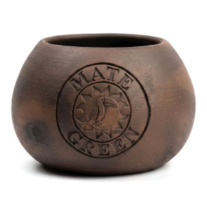 Yerba Mate Green Matero z ceramiki mlekowanej hand made 250 ml