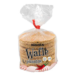 Naura Wafle pikantne 100 g - słodycze lub przekąska