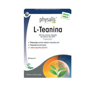 Physalis L-teanina 30 kaps. - suplement