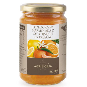 Agrisicilia Marmolada z cytrusów sycylijskich 360 g Bio - żywność