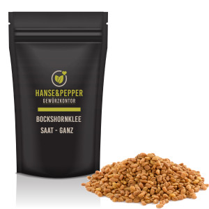 Bockshornklee-Saat ganz Bockshornkleesamen aromatisch in Spitzenqualität Bockshornkleesaat Bockshornklee