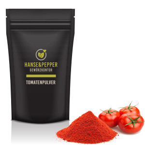 Tomatenpulver aus sonnengereiften Tomaten Gewürz pulvrig naturbelassen in Spitzenqualität Pulver getrocknet