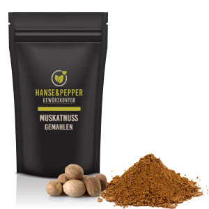 Muskatnuss gemahlen