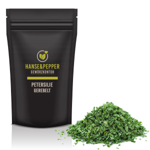 Petersilie gerebelt getrocknet grün aromatisch Kräuter Küchengewürz in Spitzenqualität