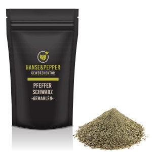 Pfeffer Schwarz gemahlen