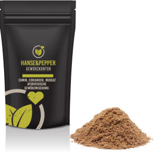 Ayurvedische Gewürzmischung aus Cumin Kreuzkümmel Coriander Muskatnuss Gewürz Mischung Koriander