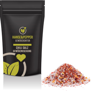Chili Salz Gewürzmischung Salzmischung für die Gewürzmühle Chilisalz Gewürz Mischung