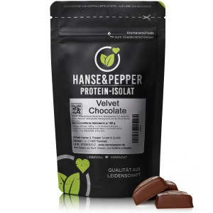 Veganes Proteinpulver aus Sojaprotein-Isolat Velvet Chocolate Hoher Proteingehalt Eiweißpulver