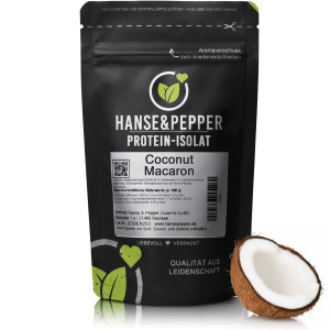 Veganes Proteinpulver aus Sojaprotein-Isolat Coconut Macaron Hoher Proteingehalt Eiweißpulver