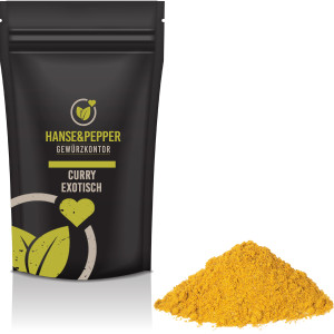 Curry Exotisch mild Pulver Gewürzmischung aromatisch exotisch Curry Exotica Gewürz Mischung