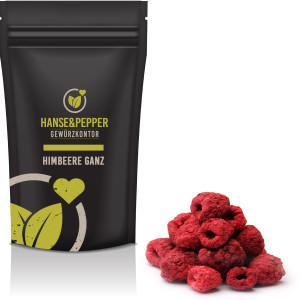 Himbeeren ganz gefriergetrocknet