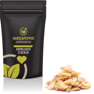 Knoblauch Flocken getrocknet Knoblauch Scheiben Flakes Flocken Chips Knoblauchflocken geschnitten