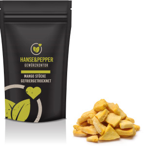 Mango Stücke gefriergetrocknet