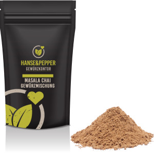 Masala Chai Gewürzmischung Shwarzer Tee mit Gewürzen Chai Spiced Black Tea