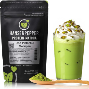 500g Vegan Matcha Proteinpulver -Iced Pistachio Marzipan