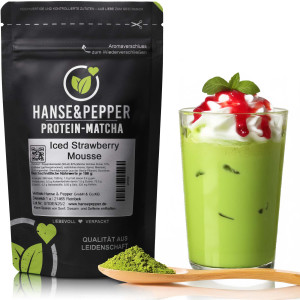 Vegan Matcha Proteinpulver - Iced Strawberry Mousse