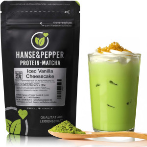 500g Vegan Matcha Proteinpulver -Iced Vanilla Cheesecake