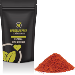 Paprika Rosenscharf gemahlen Paprikapulver Paprikagewürz Rosen scharf Spitzenqualität intensiv rot