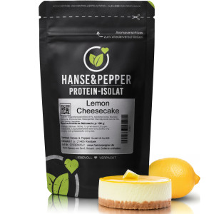 Veganes Proteinpulver aus Sojaprotein-Isolat Lemon Cheesecake Hoher Proteingehalt Eiweißpulver