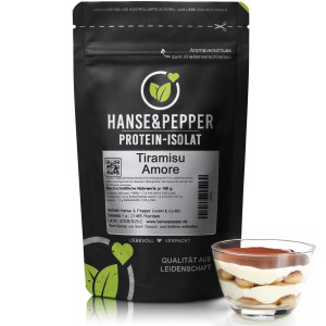 Veganes Proteinpulver aus Sojaprotein-Isolat Tiramisu Amore Hoher Proteingehalt Eiweißpulver