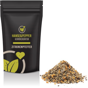 Zitronenpfeffer exotische fruchtige Schärfe Gewürzmischung Pfeffer Gourmet Gewürz Zitronen Fisch Pfeffer