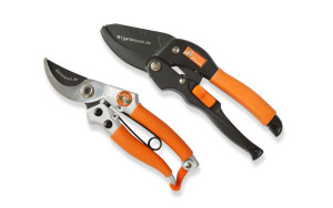 Gartenpaul Set: Gartenpaul Gartenschere Rollschere R1 + Lady Gartenschere