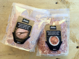 Maku Salz Set | 500g  Körnung: Grob 3,0 - 5,0 mm + 500g Körnung: Fein 0,7 - 1,0 mm