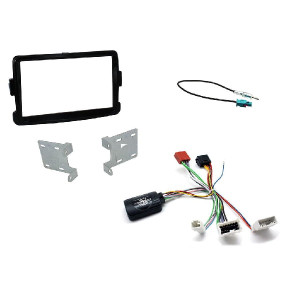 Connects2 CTKDC04 Installationskit | Dubbel-DIN Stereo | Dacia Duster Sandero | Monteringsram, Rattstyrning, Antennadapter