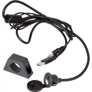 Retrosound USB- & AUX-förlängningskabel | USB-port till bilstereo | Retrosound | 1,35m, universal, infälld/utanpåliggande montering